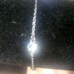 Touchstone crystal by Swarovski anklet